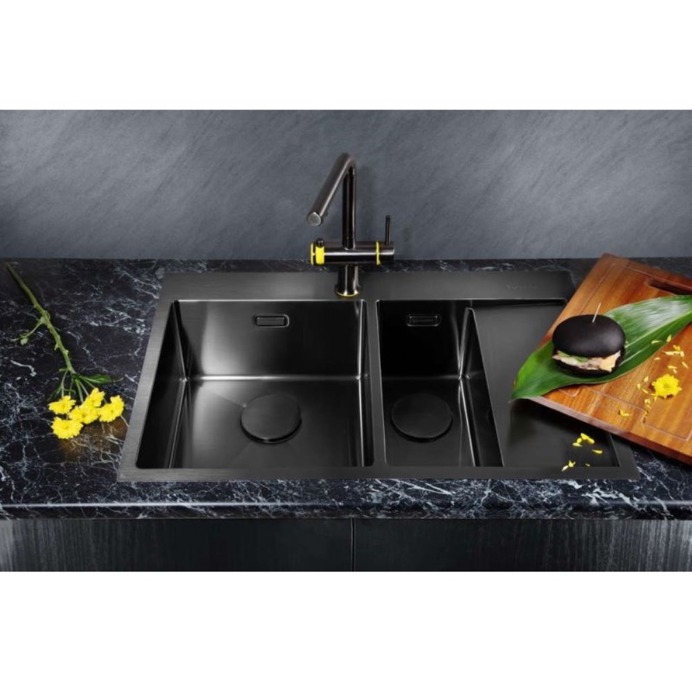 Мойка кухонная Omoikiri Akisame 78 левая Хром 4973062 — изображение 2