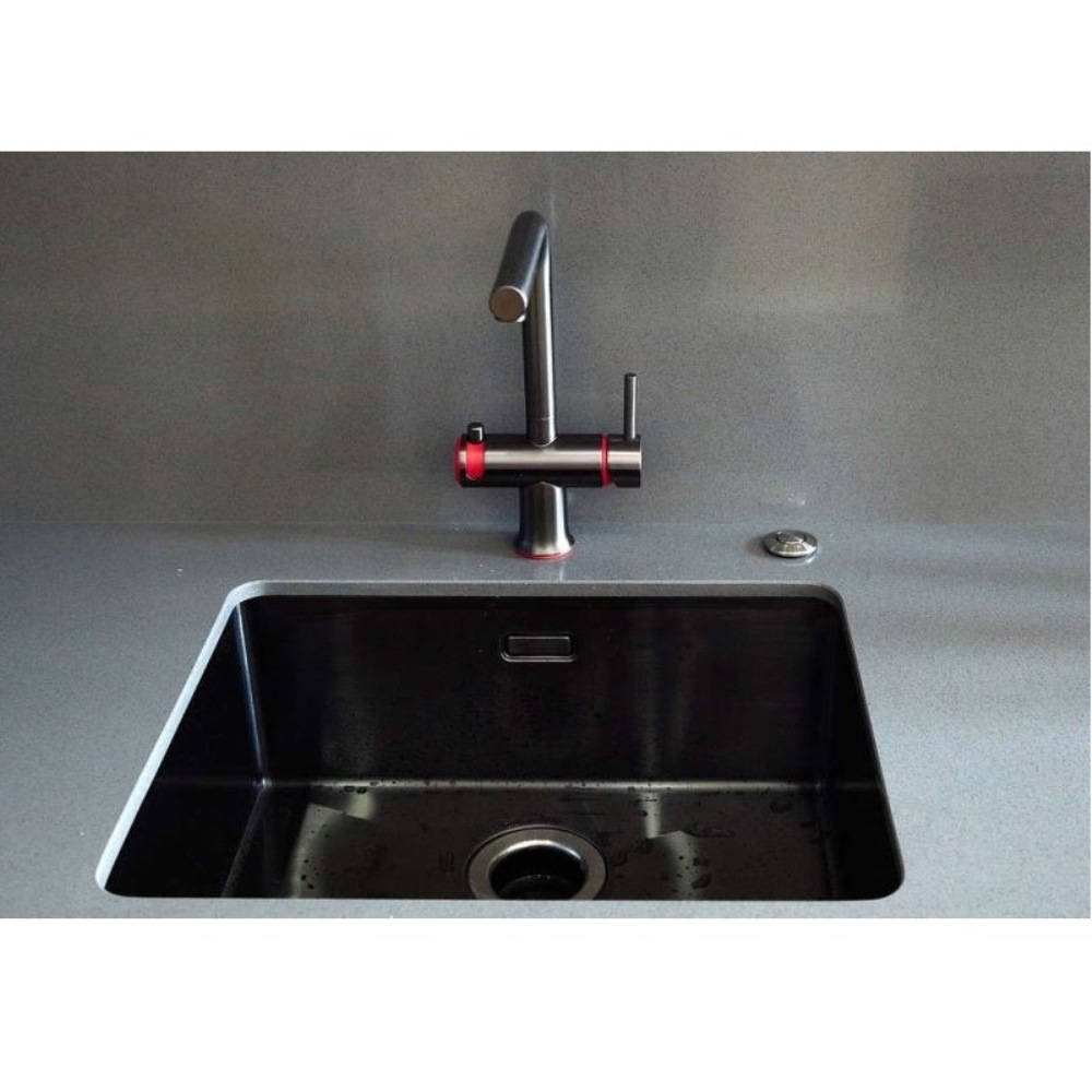 Мойка кухонная Omoikiri Taki 54 Вороненая сталь 4973107 — изображение 3