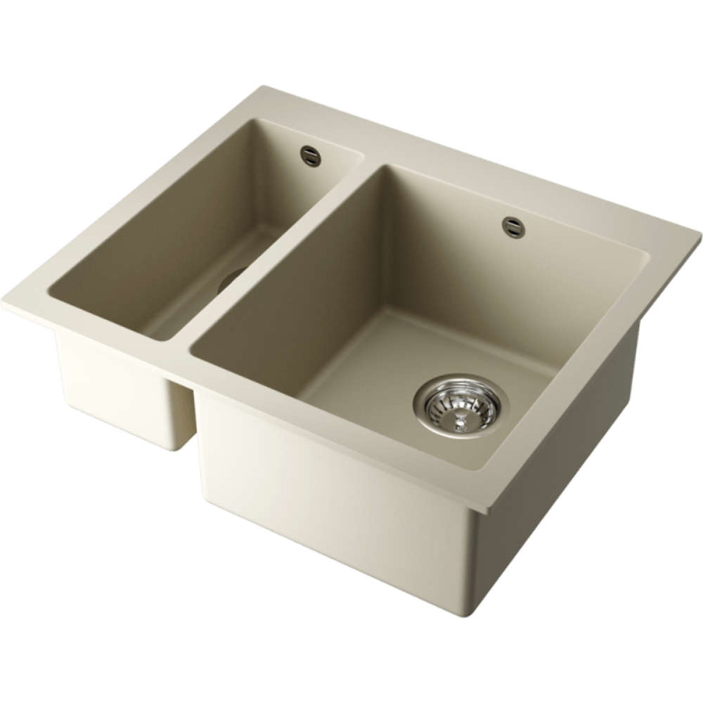 Мойка кухонная Omoikiri Bosen 590 Ваниль 4993150 — изображение 2