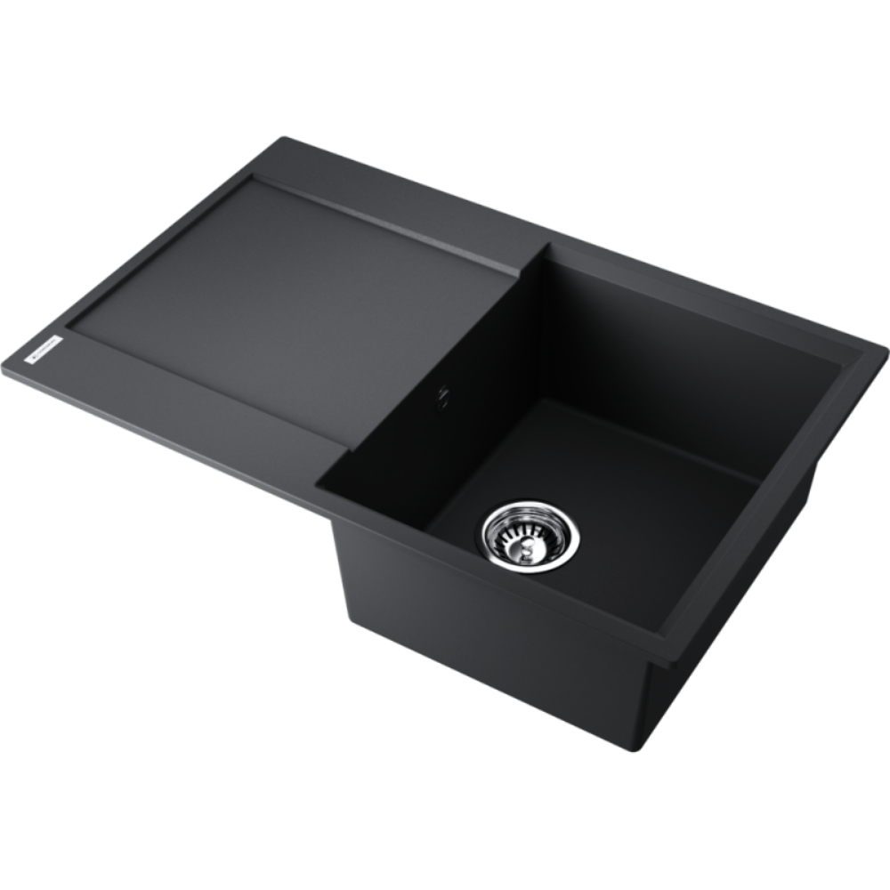 Мойка кухонная Omoikiri Daisen 78 Черный матовый 4993527 — изображение 2