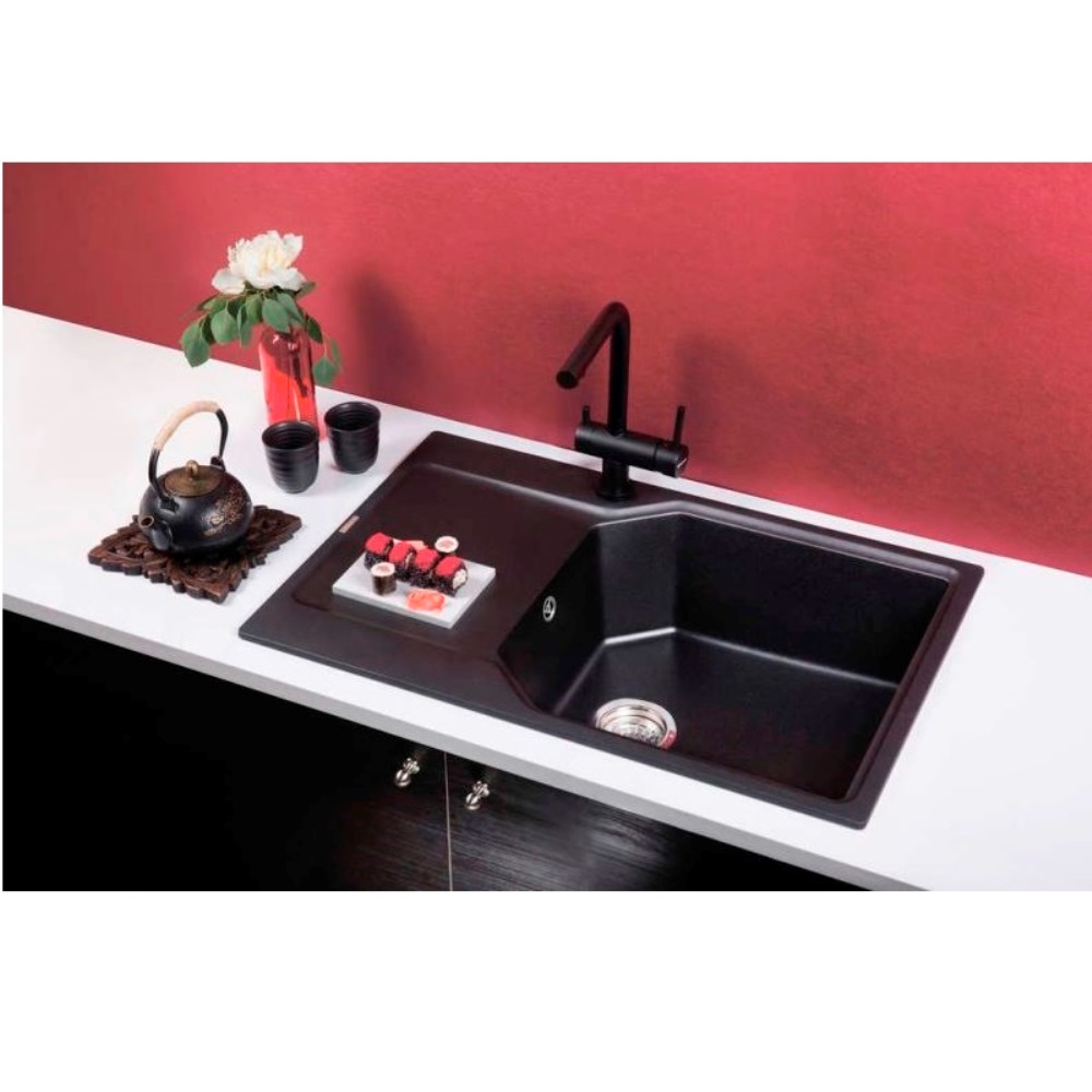 Мойка кухонная Omoikiri Yonaka 78 Серый матовый 4993706 — изображение 3