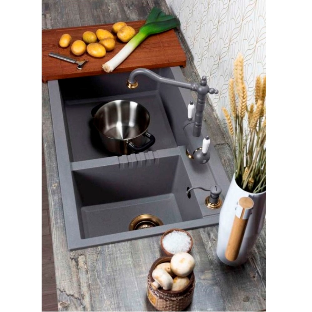 Мойка кухонная Omoikiri Tedori 86 Ваниль 4993933 — изображение 2