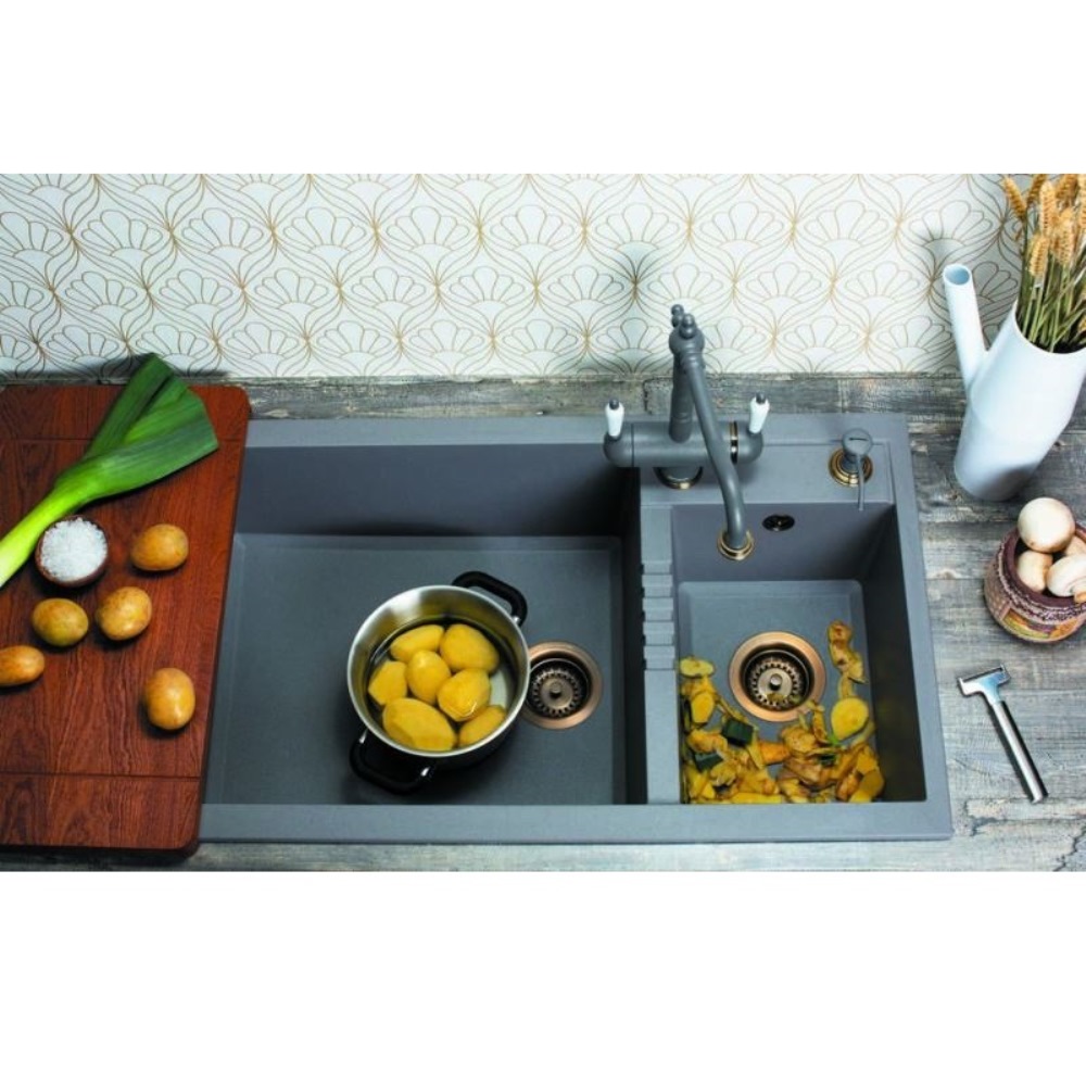 Мойка кухонная Omoikiri Tedori 86 Белый матовый 4993935 — изображение 3