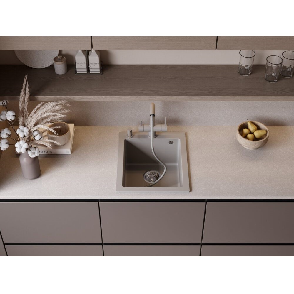 Дозатор встраиваемый Omoikiri OM-03 Серый матовый 4995046 — изображение 2